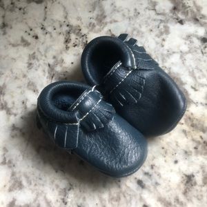 Brand new Navy Freshly Picked Moccasins size 3